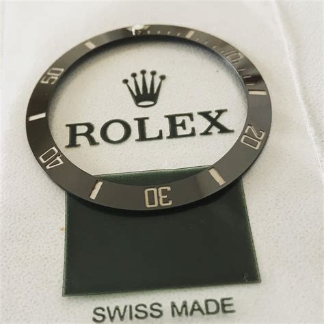 rolex submariner bezel insert oem|Rolex replacement bezel insert.